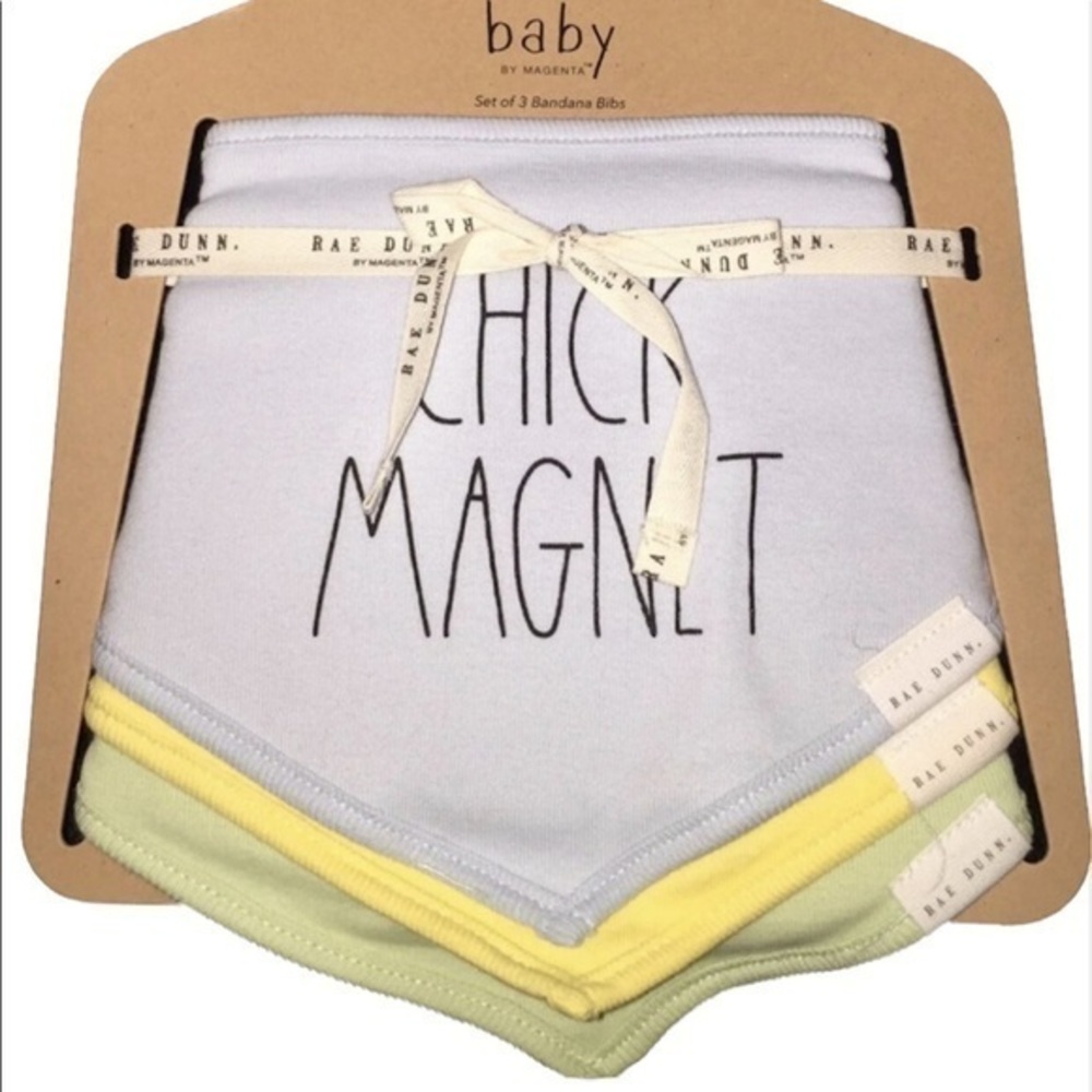 Rae‎ Dunn Bandana Bib Set
